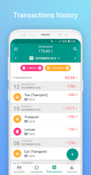 Download 1Money: expense tracker budget Keuangan untuk Android tangkapan layar 6