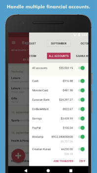 Download Toshl Finance - budget manager Keuangan untuk Android tangkapan layar 7