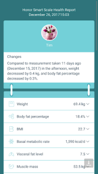 Download Honor Smart Scale Kesehatan & Kebugaran untuk Android tangkapan layar 3