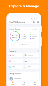 Download ASTRO File Manager & Cleaner Alat untuk Android tangkapan layar 2