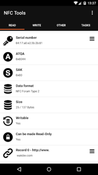 Download NFC Tools Alat untuk Android tangkapan layar 3