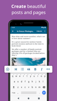 Download WordPress – Website Builder Kerja untuk Android tangkapan layar 3