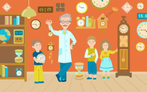 Download Clock time game hours, minutes Game Pembelajaran untuk Android tangkapan layar 4