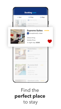 Download Booking.com: Hotels & Travel Bepergian untuk Android tangkapan layar 2