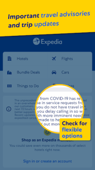 Download Expedia: Hotels, Flights & Car Bepergian untuk Android tangkapan layar 3