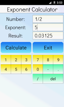 Download Exponent Calculator Alat untuk Android tangkapan layar 2