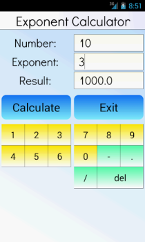 Download Exponent Calculator Alat untuk Android tangkapan layar 4