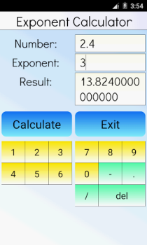 Download Exponent Calculator Alat untuk Android tangkapan layar 5