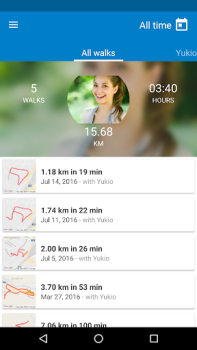 Download Dog Walk - Track your dogs! Gaya hidup untuk Android tangkapan layar 4