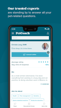 Download PetCoach Ask a vet online 24/7 Obat untuk Android tangkapan layar 2