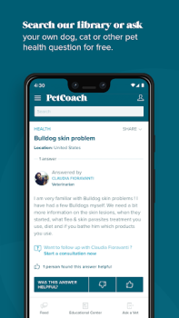 Download PetCoach Ask a vet online 24/7 Obat untuk Android tangkapan layar 4