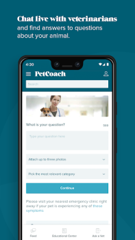 Download PetCoach Ask a vet online 24/7 Obat untuk Android tangkapan layar 5