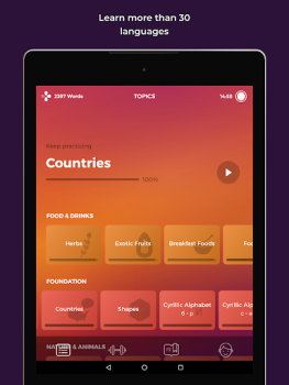 Download Drops: Language Learning Games Pendidikan untuk Android tangkapan layar 6