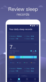 Download Sleep Monitor: Sleep Tracker Kesehatan & Kebugaran untuk Android tangkapan layar 6