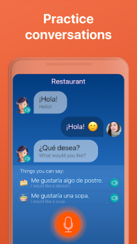 Download Mondly: Language Learning Pendidikan untuk Android tangkapan layar 4