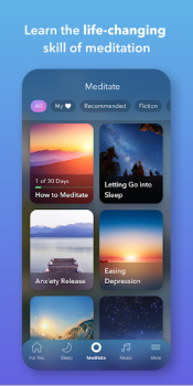 Download Calm - Sleep, Meditate, Relax Kesehatan & Kebugaran untuk Android tangkapan layar 3