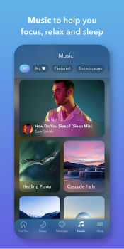 Download Calm - Sleep, Meditate, Relax Kesehatan & Kebugaran untuk Android tangkapan layar 5
