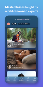 Download Calm - Sleep, Meditate, Relax Kesehatan & Kebugaran untuk Android tangkapan layar 6