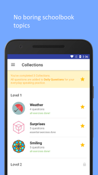 Download Ispeak: English Speaking Train Pendidikan untuk Android tangkapan layar 2