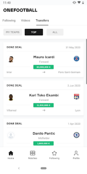 Download OneFootball - Soccer Scores Olahraga untuk Android tangkapan layar 6