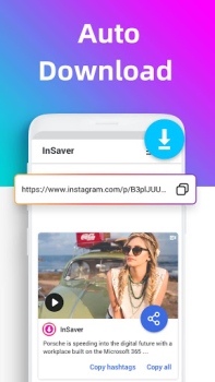 Download Video downloader for Instagram Pemutar & Editor Video untuk Android tangkapan layar 2