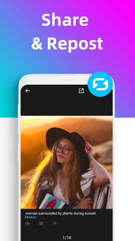 Download Video downloader for Instagram Pemutar & Editor Video untuk Android tangkapan layar 3
