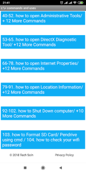 Download CMD Command Prompt 100+ Best Commands Pendidikan untuk Android tangkapan layar 4