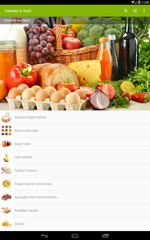 Download Calories in food Kesehatan & Kebugaran untuk Android tangkapan layar 4