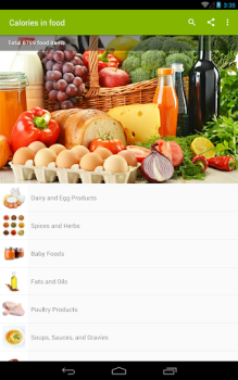 Download Calories in food Kesehatan & Kebugaran untuk Android tangkapan layar 7