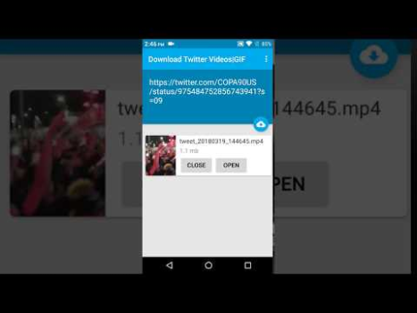 Download Download Twitter Videos - GIF Alat untuk Android tangkapan layar 6