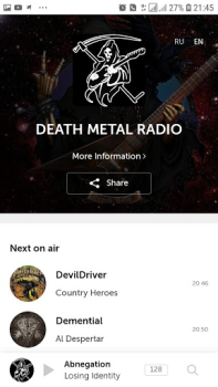 Download Death Metal Radio Musik dan audio untuk Android tangkapan layar 2