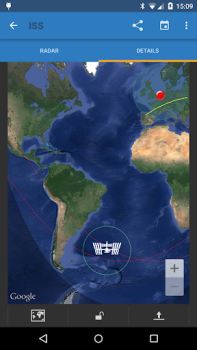 Download ISS Detector Satellite Tracker Pendidikan untuk Android tangkapan layar 5