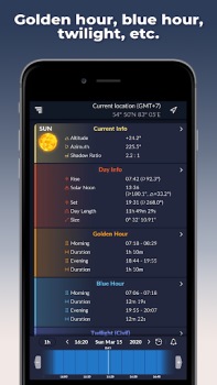 Download Ephemeris: Sun and Moon Seeker Alat untuk Android tangkapan layar 4