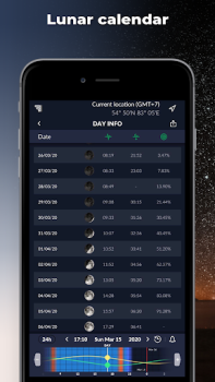 Download Ephemeris: Sun and Moon Seeker Alat untuk Android tangkapan layar 5