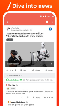 Download Reddit Berita & Majalah untuk Android tangkapan layar 4