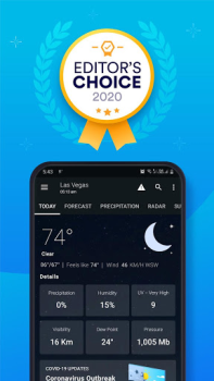 Download 1Weather Forecasts & Radar Cuaca untuk Android tangkapan layar 3