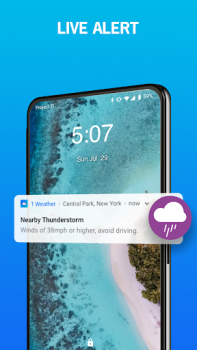 Download 1Weather Forecasts & Radar Cuaca untuk Android tangkapan layar 7