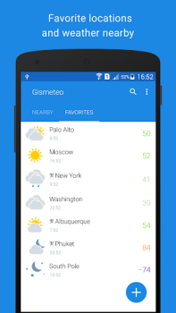 Download Gismeteo Cuaca untuk Android tangkapan layar 4