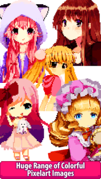 Download Anime Manga Pixel Art Coloring Hiburan untuk Android tangkapan layar 2