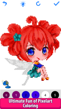 Download Anime Manga Pixel Art Coloring Hiburan untuk Android tangkapan layar 7