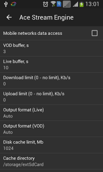 Download Ace Stream for Android TV Pemutar & Editor Video untuk Android tangkapan layar 2