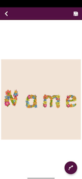 Download Name With Flowers - Name Art Seni dan Desain untuk Android tangkapan layar 2