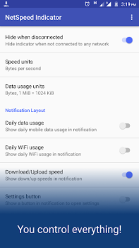 Download NetSpeed Indicator Alat untuk Android tangkapan layar 5