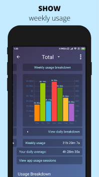 Download Screen Time - StayFree Kerja untuk Android tangkapan layar 4