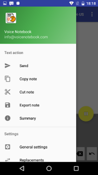 Download Voice Notebook speech to text Alat untuk Android tangkapan layar 2