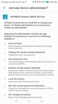 Download AirWatch Service for Huawei Bisnis untuk Android tangkapan layar 3