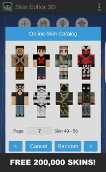 Download Skin Editor 3D for Minecraft Alat untuk Android tangkapan layar 2