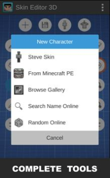 Download Skin Editor 3D for Minecraft Alat untuk Android tangkapan layar 3