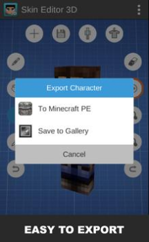 Download Skin Editor 3D for Minecraft Alat untuk Android tangkapan layar 5