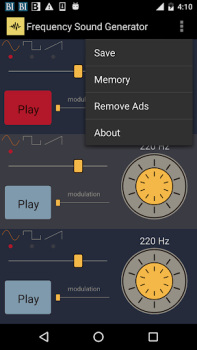 Download Frequency Sound Generator Alat untuk Android tangkapan layar 2